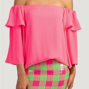 Trina Turk NEW Excited Off Shoulder Top